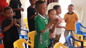 Children enjoying a time of learning and fun