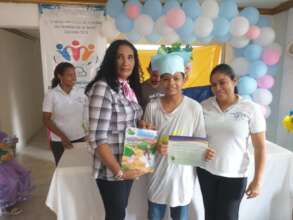 Boy graduates from the Ethics and Values course