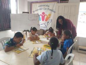 Teacher and students of our program