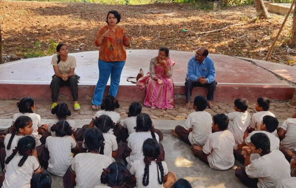 Student interaction with Ms. Lalita