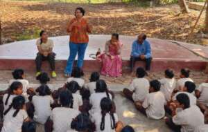 Student interaction with Ms. Lalita