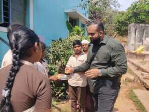Visit by Mr. Anish from Feeding India