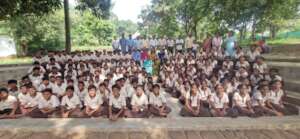 Students with Feeding India Program Manager