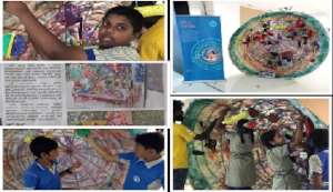 Young people at Art Yard event
