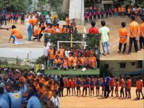 Young People at "Community Cup" event