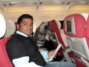 Manjunath in flight