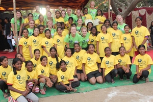 Dream Team with Goals for Girls Team from the USA