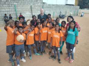Young people with Jerry White