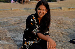 Shankari, with her Confident Smile
