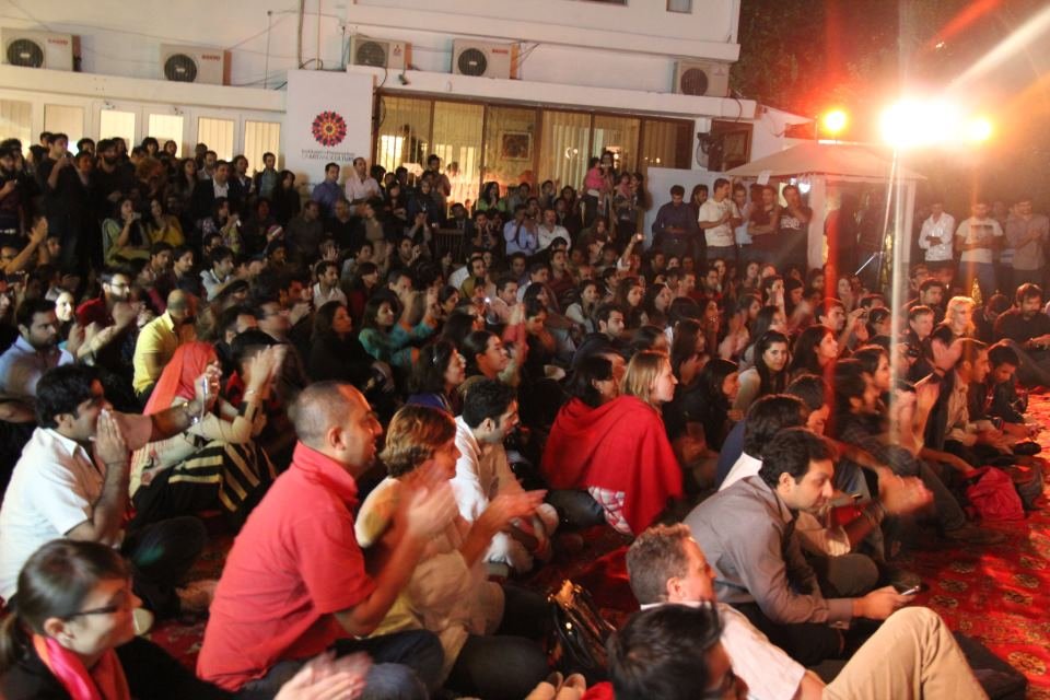 A great crowd at Kuch Khaas for flood relief show