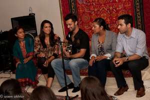 Atif Sings with his fans