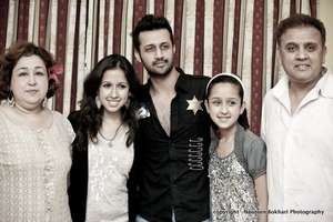 Atif with the Chughtai Family