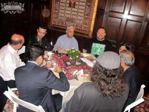 Dinner Discussion at Sonic Peacemakers Fundraiser