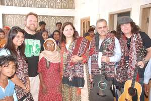 Todd and Lanny with NCHD Bringing Music to Sindh