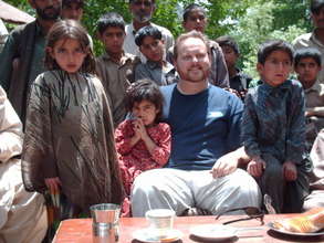 Todd Shea with Pakistani Children