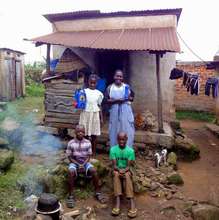 Gladys Kadogomoses and her children