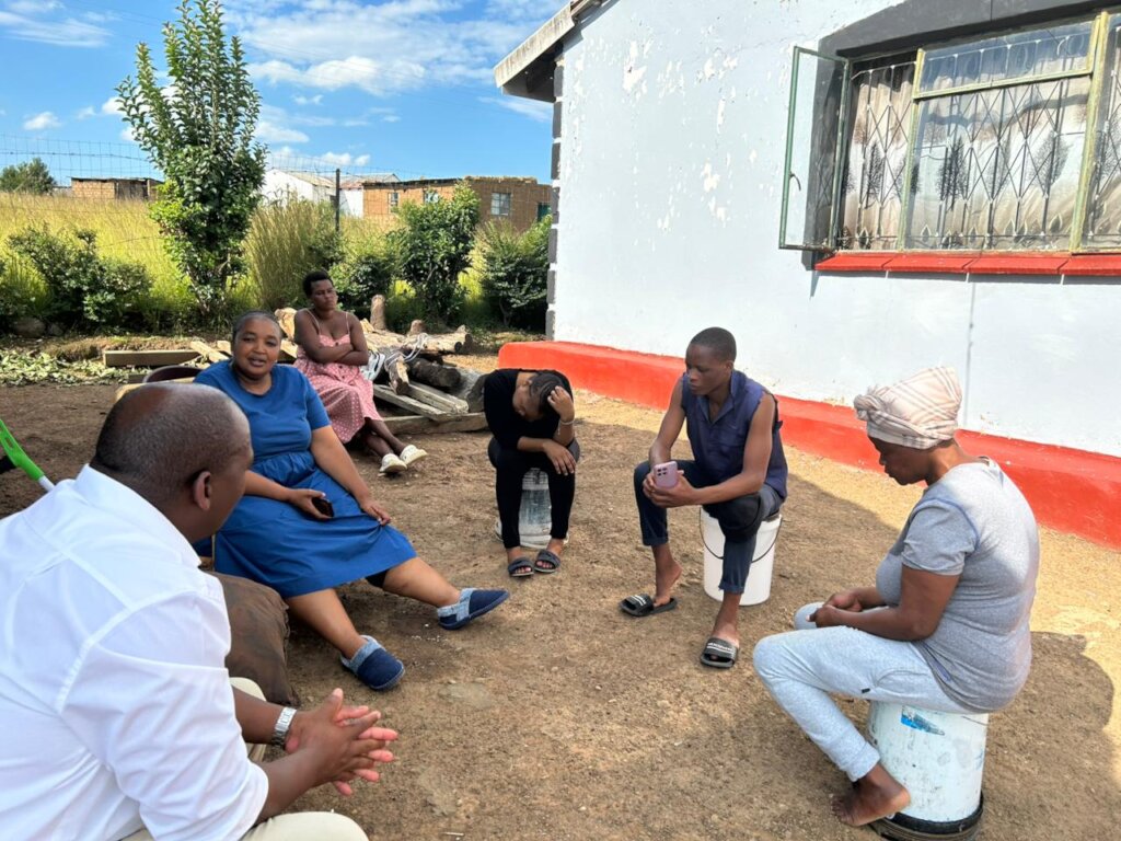 Inspired Hope Director meeting Khumalo family