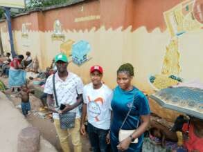 Our team at the scene