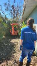 Clearing paths through downed trees