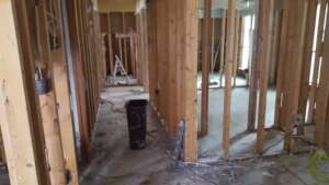 gutted house