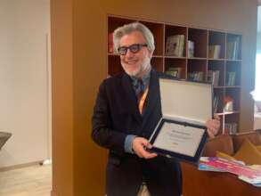 Our President Damiano Rizzi at Dacha's opening