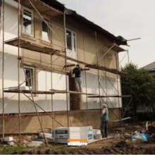 During the construction of Casa Soleterre