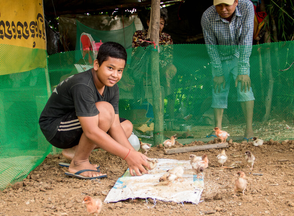 Build a small business for families in Cambodia