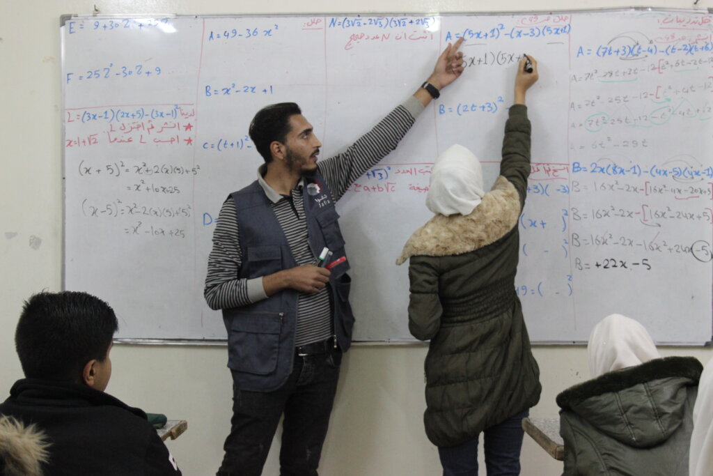 A math lesson at Jafra