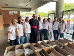 Helping the Religious Community with 80 food boxes