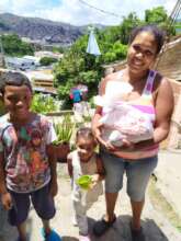 Benefited family in Venezuela