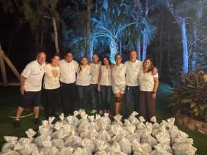 Some volunteers in U.S.A.