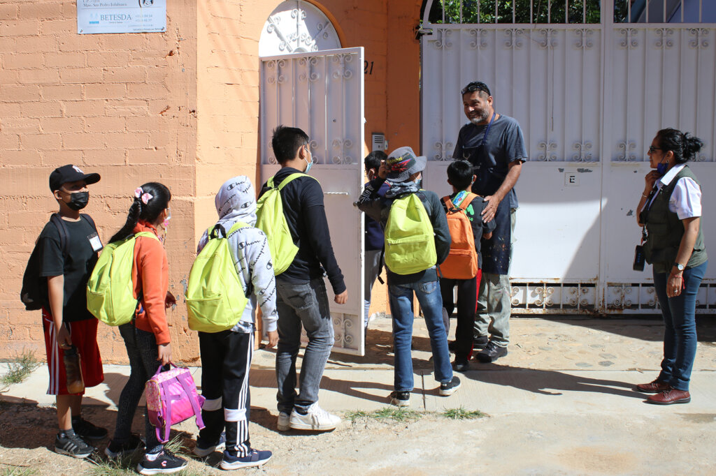 Vocational guidance for children in Oaxaca City