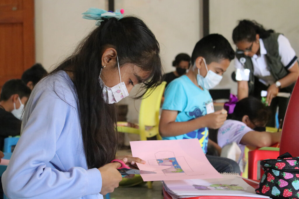 Vocational guidance for children in Oaxaca City