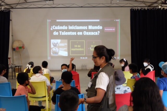 Vocational guidance for children in Oaxaca City