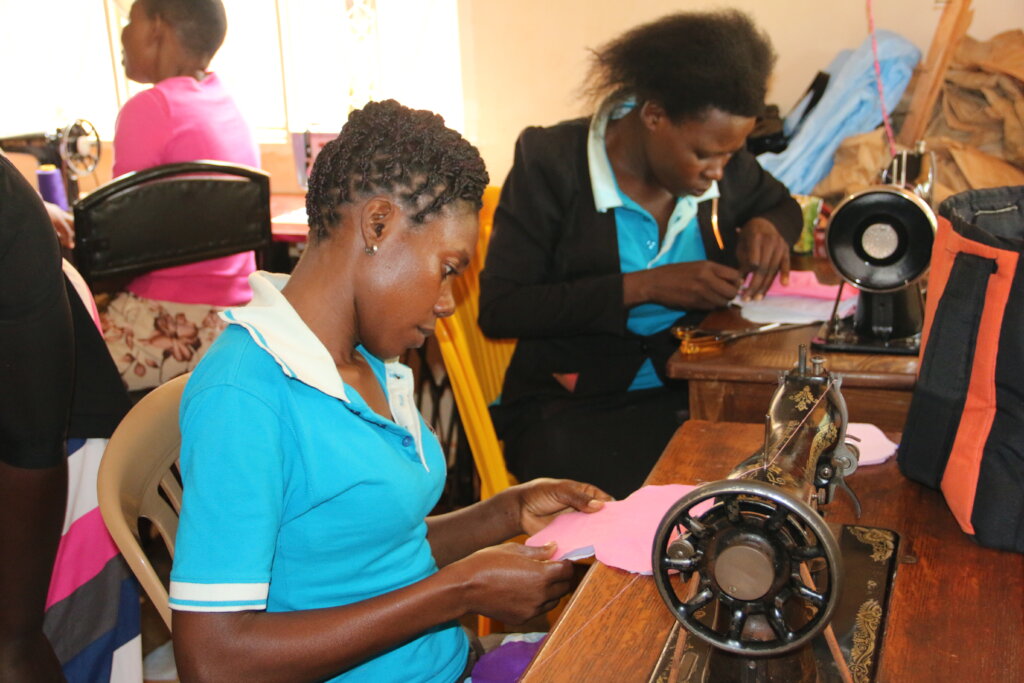 Give vocational training to a young mother