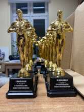 statues for the winners
