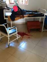 A PETIENT ADDIMITED IN  AN ISOLATION  WARD