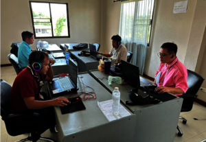 Three new apprentices and our trainer