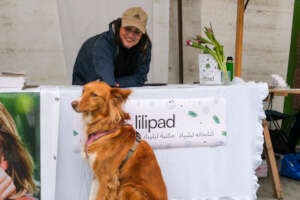 Nuria our Community Manager, at the Volunteer Fair