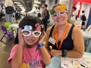 POPUP volunteer at Singapore National Stadium