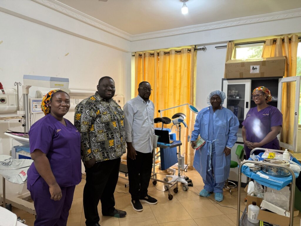 Partners Ages Ghana and Dr Atkins in Kumasi Ghana