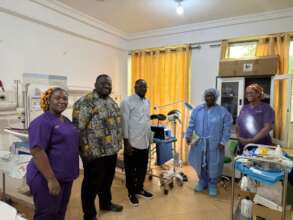 Partners Ages Ghana and Dr Atkins in Kumasi Ghana