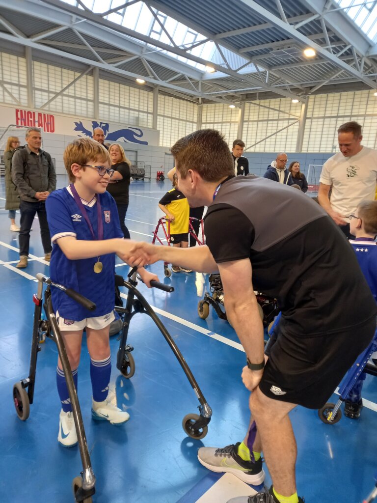 N's new walker