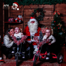 Ella and Elsa's new trikes