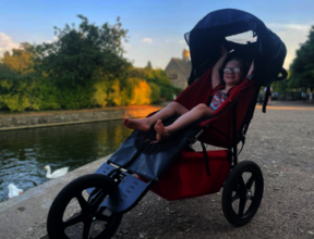 Ziggy's new buggy