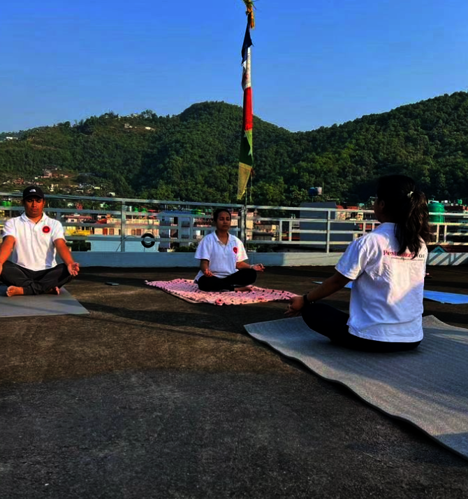 A Meditation Workshop in our Village in Nepal
