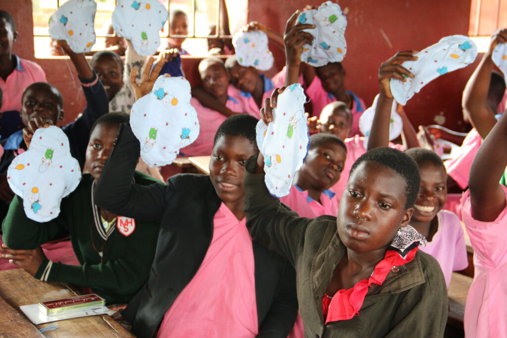 Give menstrual health and childbirth resources