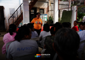 Workshop with families of beneficiaries