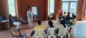 KAP giving session on drugs and addiction to WOW 8