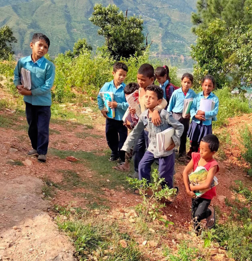 School supplies for children in Nepal